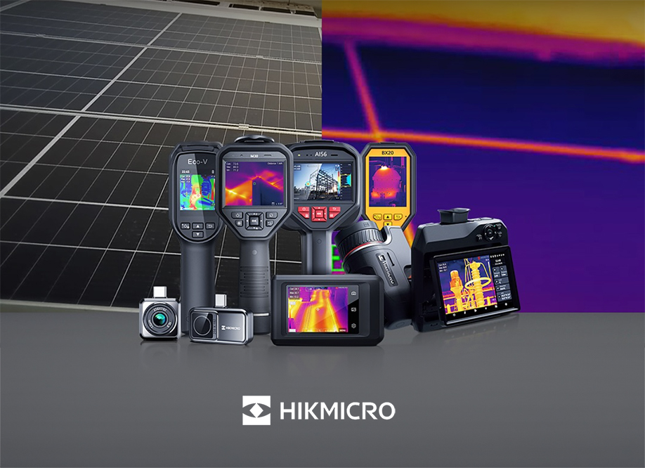 Inspección de paneles fotovoltaicos con cámara termográfica Hikmicro