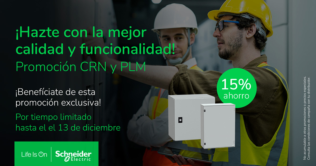 Compra en Grupo Elektra CRN y PLM de Schneider Electric al 15%