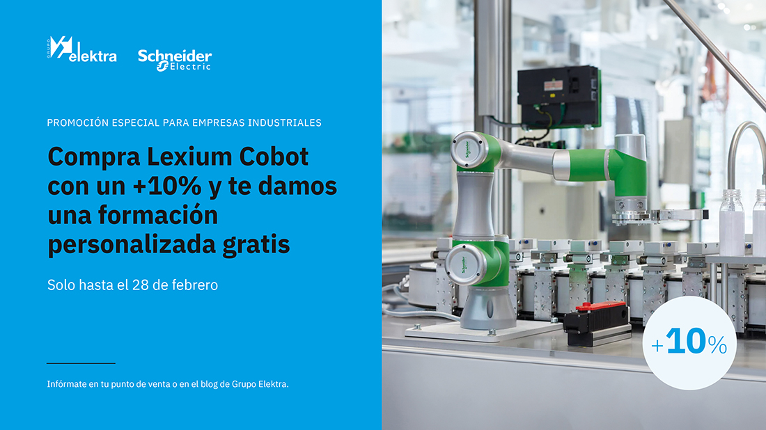 Compra Lexium Cobot con un +10% y te damos una formación personal gratis 