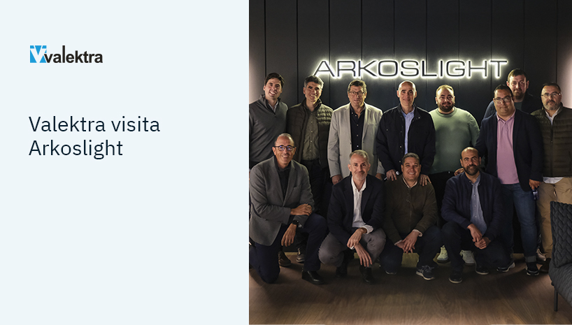 Luz, diseño y emoción: el equipo de Valektra visita Arkoslight