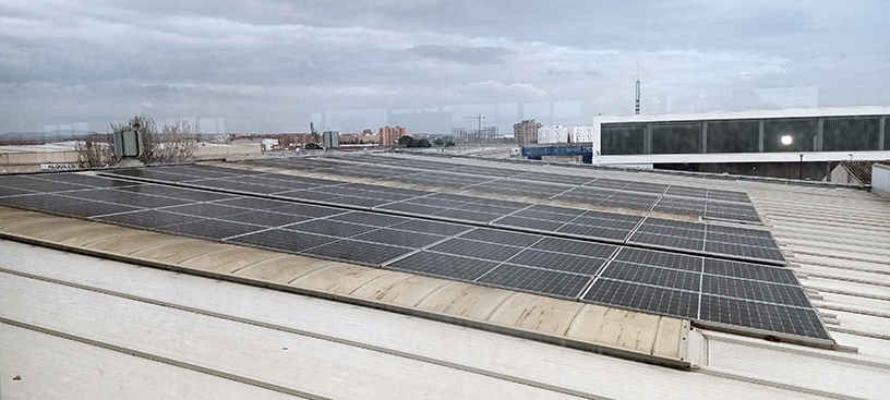 Instalación fotovoltaica de autoconsumo en Elektra Aragón