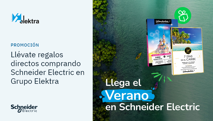 Este verano, tus compras de Schneider Electric te acercan al descanso que te mereces