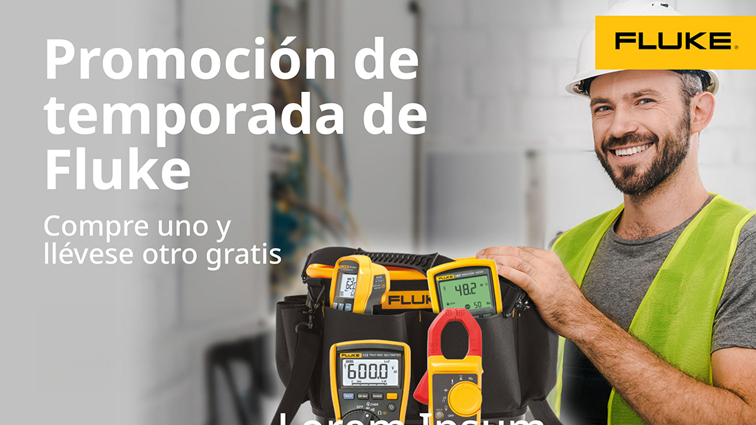 Promoción Fluke en Grupo Elektra: compra uno y llévate otro gratis