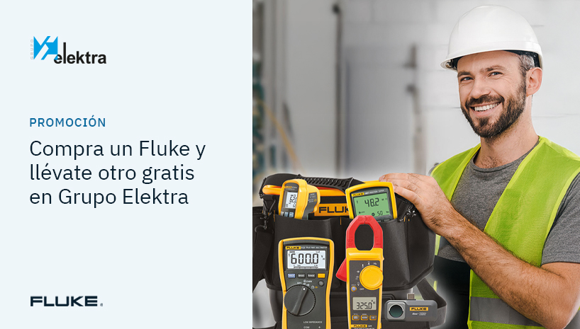 Promoción Fluke en Grupo Elektra: compra uno y llévate otro gratis