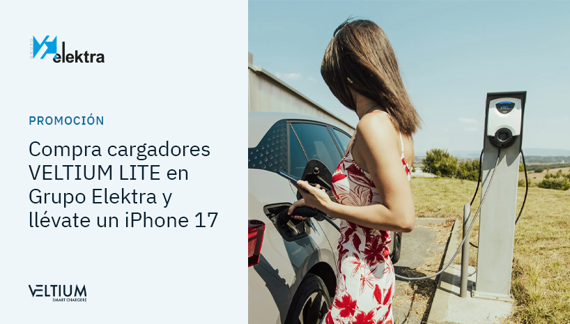 Este octubre, llévate gratis un iPhone 17 comprando cargadores VELTIUM LITE