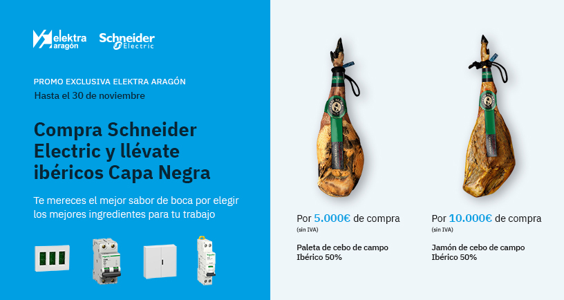 Los clientes de Elektra Aragón saborean la recompensa de asegurar la calidad de sus proyectos con Schneider Electric 