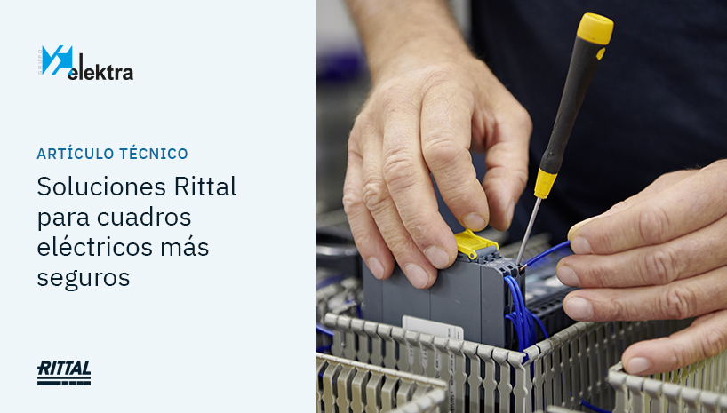 Rittal: soluciones de fijación para un cableado seguro en cuadros eléctricos