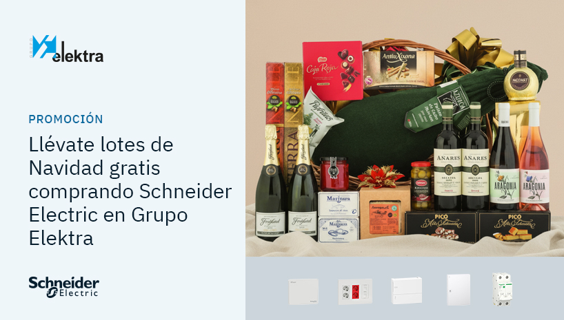 Convierte tus compras Schneider Electric en Grupo Elektra un sabroso adelanto navideño