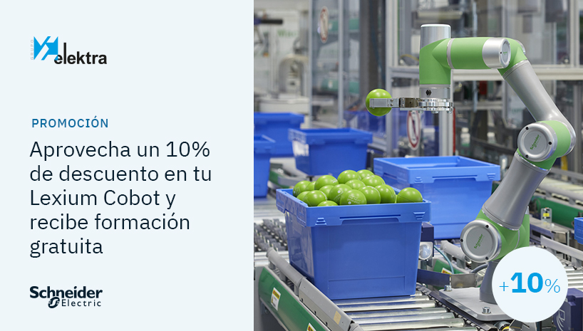 Este noviembre, consigue tu Lexium Cobot con un +10% y una formación personalizada gratuita