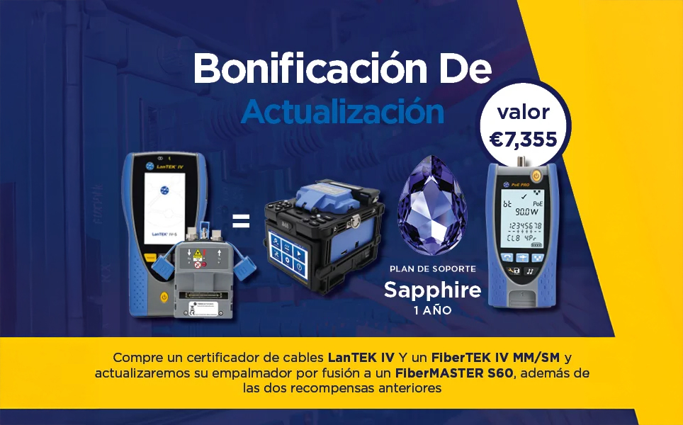 promoción Trend Networks equipos LanTEK, FiberTEK, SignalTEK o FiberMASTER