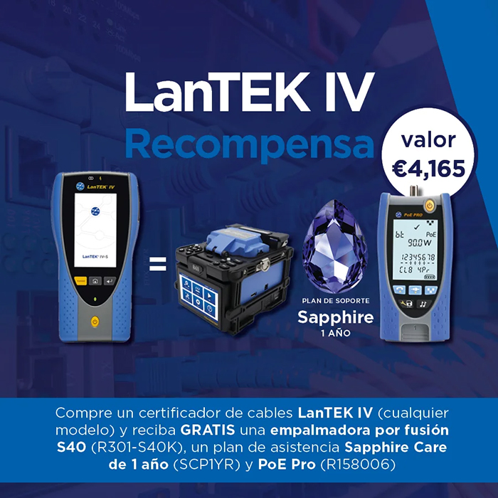 promoción Trend Networks equipos FiberTEK IV