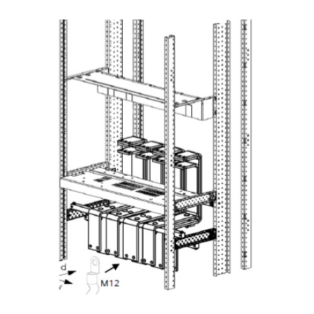 cómo hacemos la conexión de los cables de un interruptor de 2000 A de Siemens