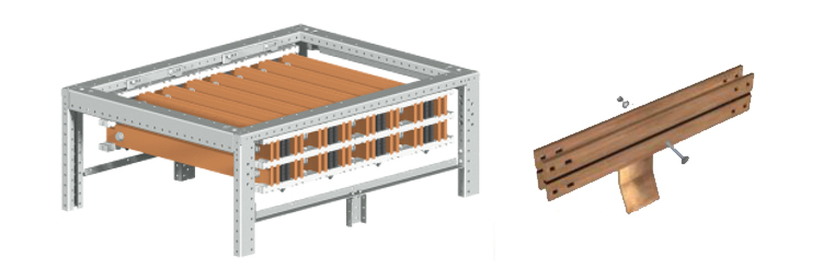 Siemens: soportes para barras de cobre que permiten conexión sin mecanizado