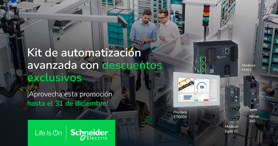 Automatización avanzada Schneider Electric con ventajas exclusivas en Grupo Elektra