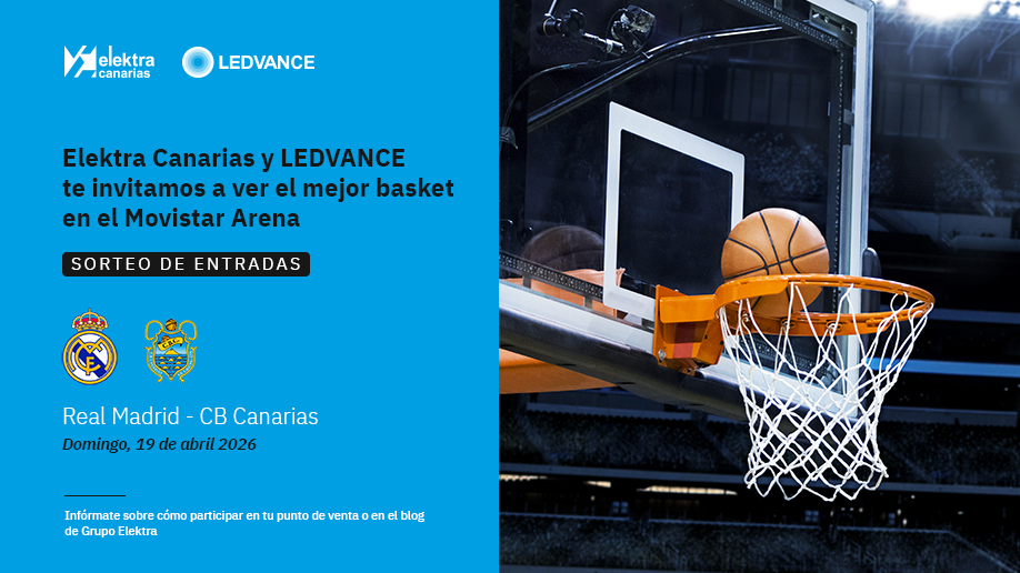 Vive el baloncesto desde la grada con Ledvance y Elektra Canarias