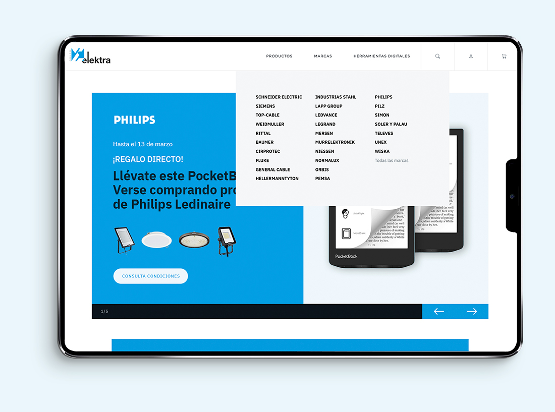 web de clientes de Grupo Elektra