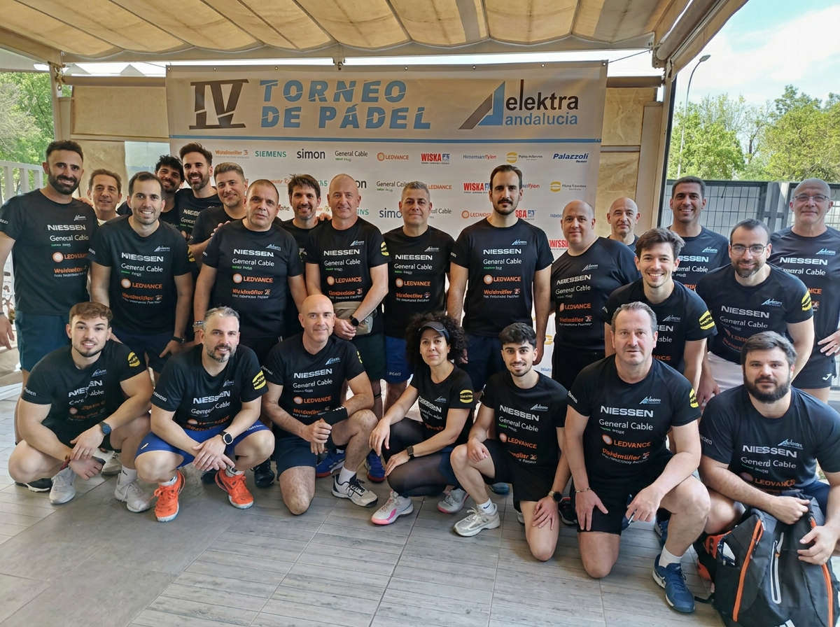 Cuatro años demostrando que las mejores jugadas se hacen en equipo: IV Torneo de Pádel Elektra Andalucía