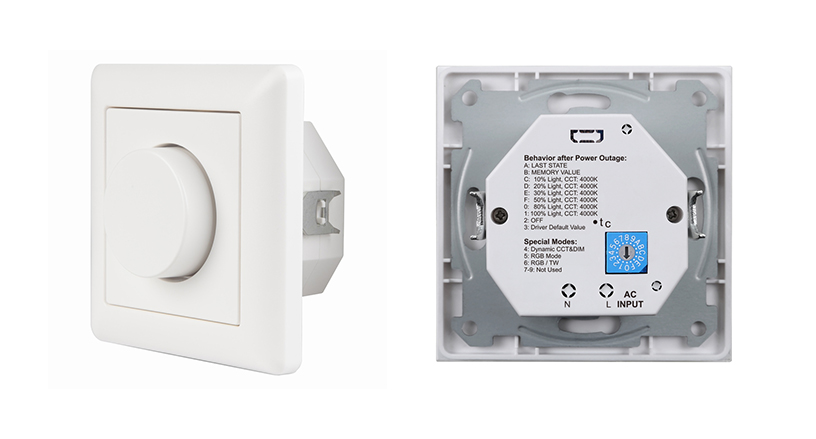 Control rotativo manual certificado Zigbee 3.0.