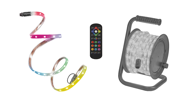 Controlador de tiras LED certificado Zigbee 3.0 con configuración Bluetooth.
