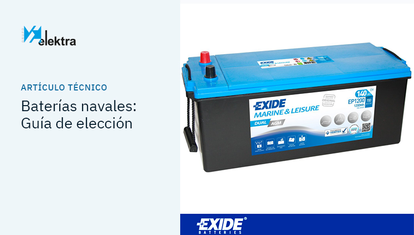 Baterías navales: ¿Plomo, Níquel-Cadmio o Litio? Claves para elegir el almacenamiento de energía a bordo