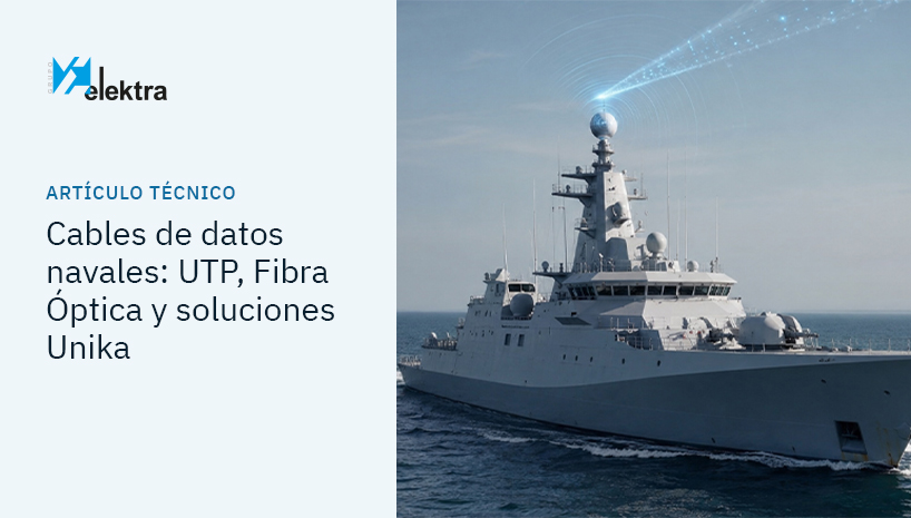 Comunicaciones digitales navales: transmisión de datos, cableado y fibra óptica