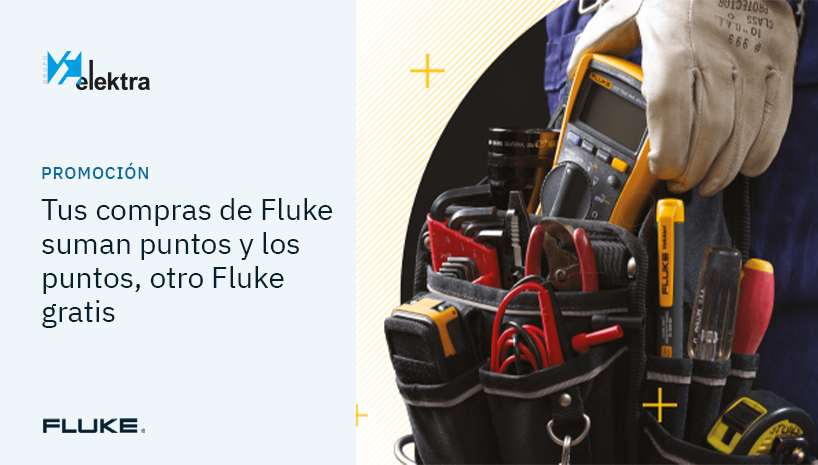 Tus compras de Fluke suman puntos que se convierten en instrumentos gratis